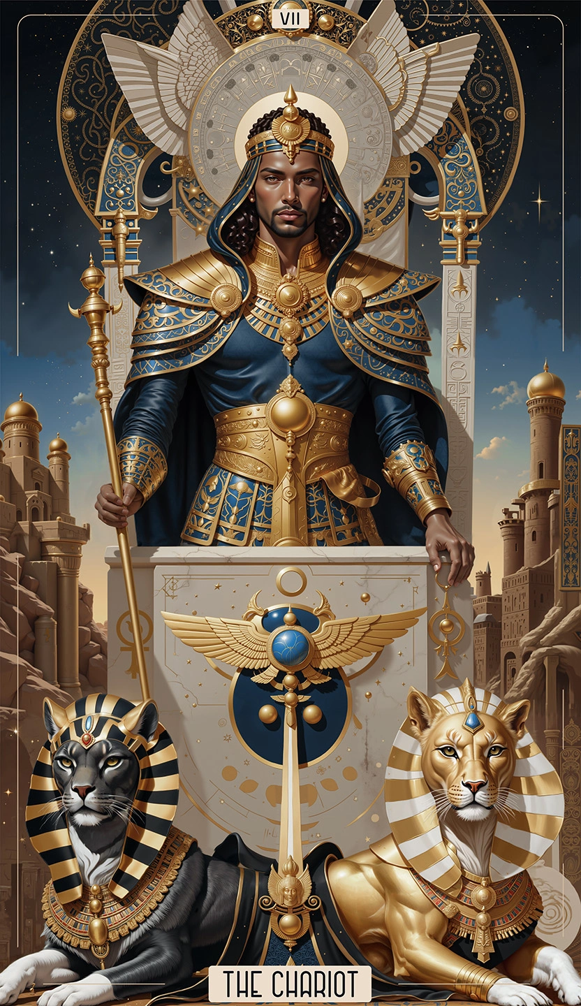 VII - THE CHARIOT | Major Arcana Tarot Card Meaning